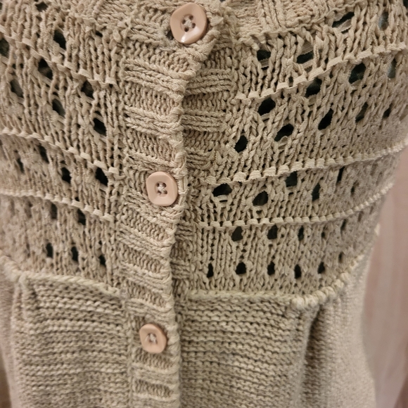 August Silk Tan Knit Top - Picture 2 of 6
